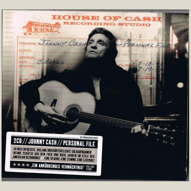 Johnny Cash - Personal File (2CD -Set)