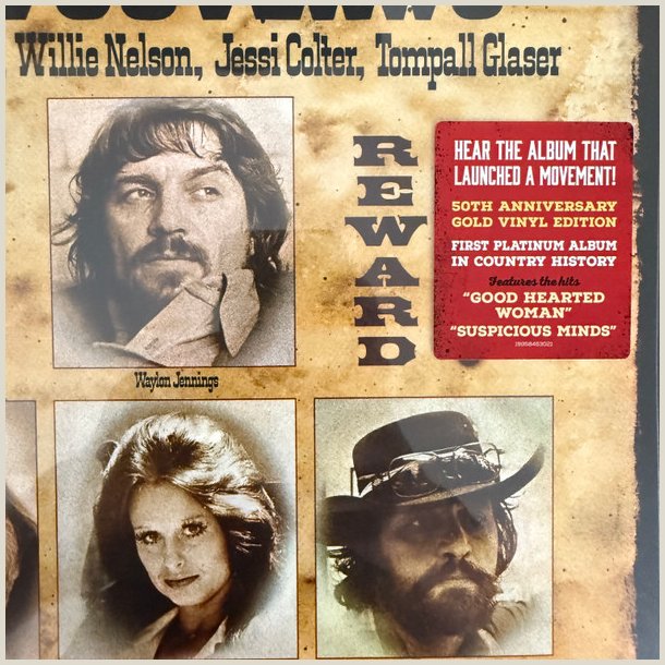 Waylon Jennings / Willie Nelson / Jessi Colter - Wanted The Outlaws (50Th Anniversary Golden Vinyl Edition) [VINYL]