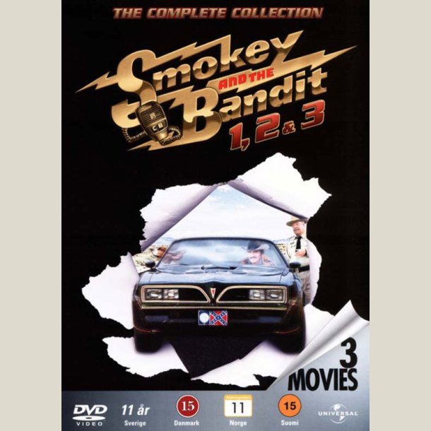 Smokey and the Bandit 1-3 (Det Vilde R�s 1-3)  (DVD)