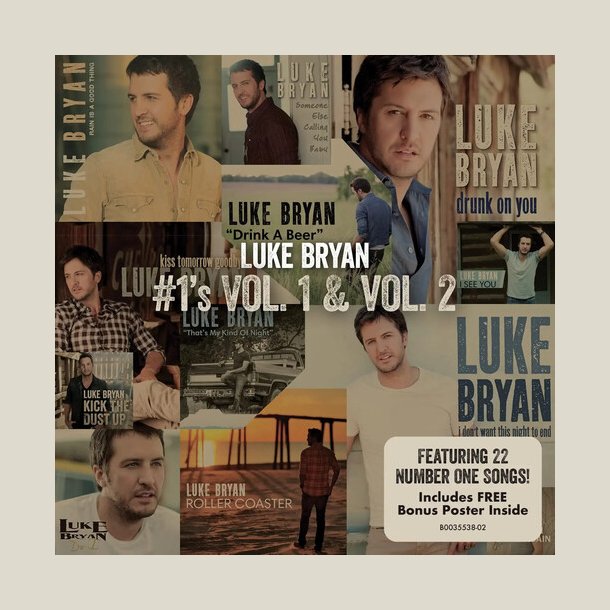 Luke Bryan - #1's Vol. 1 & Vol. 2 (2CD)